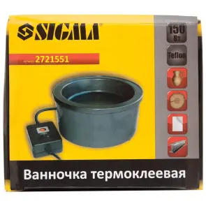 Ванночка термоклеевая с тефлоновым покрытием 150Вт SIGMA (2721551) №3