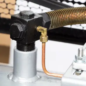 Компресор трициліндровий пасовий (W) 380В 5.5кВт 865л/хв 10бар 200л 2 крана SIGMA (7044761) №5