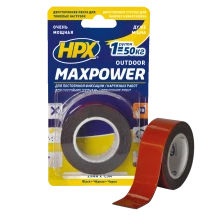 Двостороння стрічка MAXPOWER OUTDOOR 25мм х 1.5м чорна