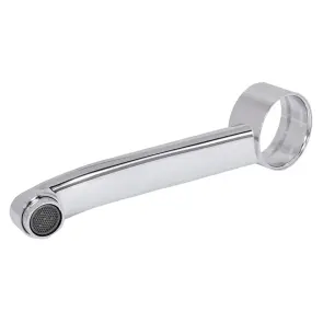 Излив (гусь) 150мм для кухни прямой (SS) AQUATICA (XH-3140) (9793561) №3