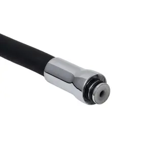 Излив (гусь) 3/4" для кухни силиконовый черный AQUATICA (XH-5239) (9793510) №7