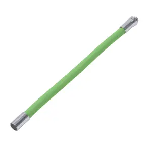 Излив (гусь) 3/4" для кухни силиконовый зеленый AQUATICA (XH-5241) (9793512) №2