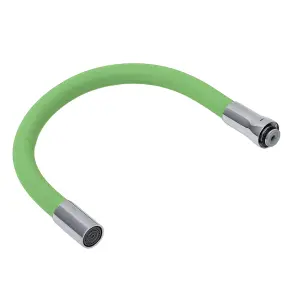 Излив (гусь) 3/4" для кухни силиконовый зеленый AQUATICA (XH-5241) (9793512) №3