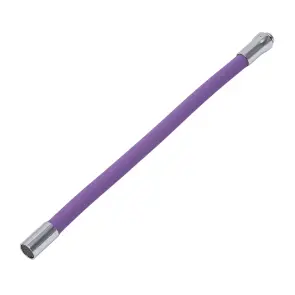 Излив (гусь) 3/4" для кухни силиконовый фиолетовый AQUATICA (XH-5243) (9793514) №2