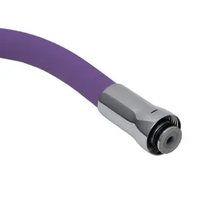 Излив (гусь) 3/4" для кухни силиконовый фиолетовый AQUATICA (XH-5243) (9793514) №6