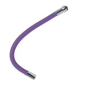 Излив (гусь) 3/4" для кухни силиконовый фиолетовый AQUATICA (XH-5243) (9793514) №7