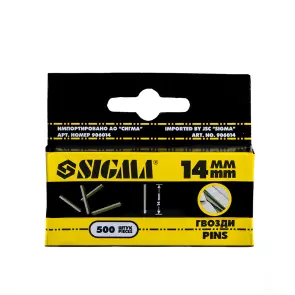 Гвозди планковые без шляпки 14мм 500шт SIGMA (2815141) №4