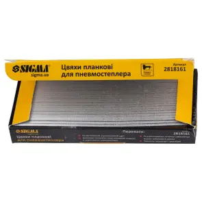 Цвяхи планкові 16×1.25×1мм для пневмостеплера (5000шт) SIGMA (2818161) №3