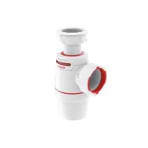 Сифон для раковини Neo Air 1¼"×Ø40мм WIRQUIN (9541358) №1