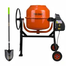 Бетонозмішувач Procraft PCM160 та лопата штикова кована PRO-CRAFT GRS-1500