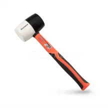 Sturmax 1012M-02-D0450 Киевлянка резиновая черно-белая. фиберг. ручка 450 г