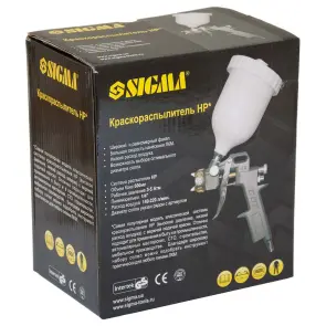 Фарборозпилювач HP Ø1.4мм 85-225л/хв 3.5бар в/б 600мл (пласт) SIGMA (6811101) №7