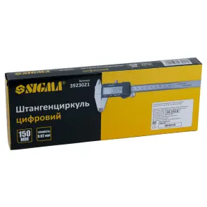 Штангенциркуль цифровой 150мм точность ±0.02мм (пенал) SIGMA (3923021) №7
