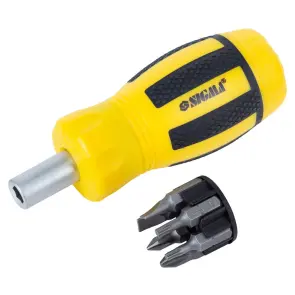 Отвертка с реверсом MINI + биты 6шт CrV SIGMA (4001811) №2