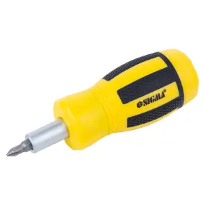 Отвертка с реверсом MINI + биты 6шт CrV SIGMA (4001811) №4