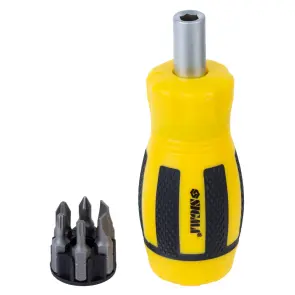 Отвертка с реверсом MINI + биты 6шт CrV SIGMA (4001811) №7