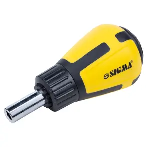 Отвертка с реверсом и двусторонними битами 6в1 CrV SIGMA (4001901) №2