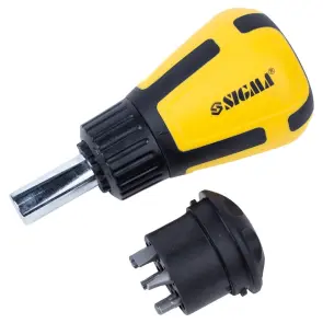 Отвертка с реверсом и двусторонними битами 6в1 CrV SIGMA (4001901) №4