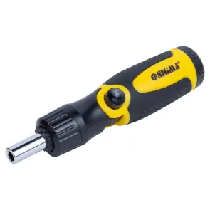 Отвертка с реверсом ломана + биты 12шт CrV SIGMA (4001961) №7