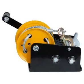 Лебідка ручна барабанна сталевий трос 10м×5мм, 900кг SIGMA (6134021) №4
