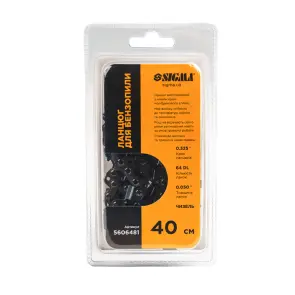 Ланцюг для бензопили 40см крок ланцюга 0.325 паз 1.3мм 64DL чизель SIGMA (5606481) №6