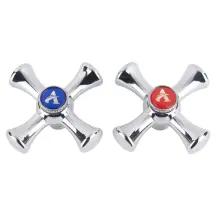 Ручка 1/2" для двухвентильного смесителя (55A) 2 шт. в комплекте AQUATICA (XL-2442)