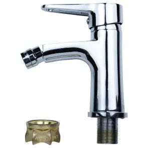 Змішувач HK Ø35 для біде на гайці AQUATICA HK-1F130C (9732500) №2