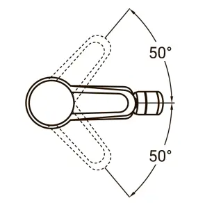 Змішувач HK Ø35 для біде на гайці AQUATICA HK-1F130C (9732500) №5
