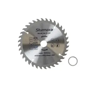 Sturmax 9022M-160-20-36T Диск бдительный 160х20/16 36 зубов по дереву №1