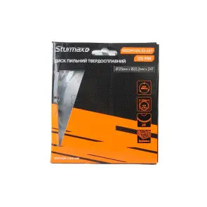 Sturmax 9022M-125-22-24T Диск пильный 125х22 мм 24 зубов дерево №2