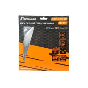 Sturmax 9022M-200-32-36T Диск пильный 200х32/30 мм 36 зубов по дереву №2