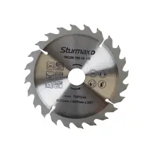 Sturmax 9022M-190-30-24T Диск пильный 190х30 мм 24 зуба по дереву