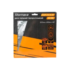 Sturmax 9022M-210-30-48T Диск пильный 210х30 мм 48 зубов по дереву №2