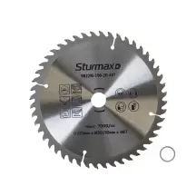 Sturmax 9022M-190-20-48T Диск пильный 190х20/16 мм 48 зубов по дереву