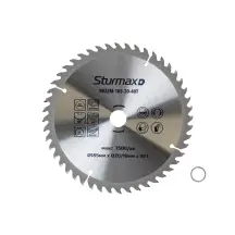 Sturmax 9022M-185-20-48T Диск пильный 185х20/16 мм 48 зубов по дереву