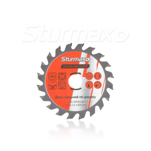 Sturmax 9020M-085-15-20T Диск пильный 85х15 мм 20 зубов по дереву №1