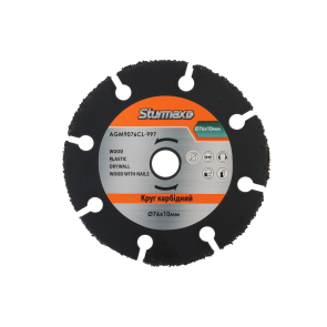 Sturmax AGM9076CL-997 круг твердосплавный 76 мм №1