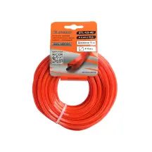 Sturmax GTL-4.0-4S Леска для триммера, квадрат с средой, 4,0 мм, 15 м