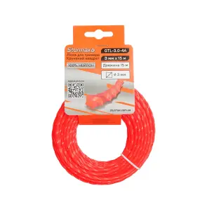 Sturmax GTL-3.0-4A Леска для триммера, крученый квадрат, 3,0 мм, 15 м №1