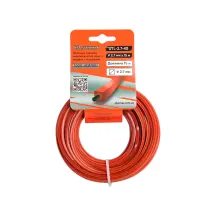 Sturmax GTL-2.7-4S Леска для триммера, квадрат с средой, 2,7 мм, 15 м