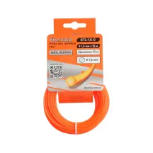 Sturmax GTL-1.6-0 Леска для триммера, круг, 1,6 мм, 15 м