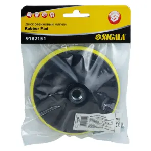 Диск шлифовальный мягкий Ø125мм с липучкой SIGMA (9182151) №5