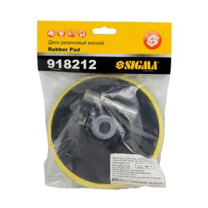 Диск шлифовальный мягкий Ø115мм с липучкой SIGMA (9182121) №6