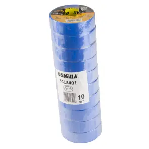 Стрічка ізоляційна ПВХ (синя) 0.13мм×19мм×10м SIGMA (8413401) №2