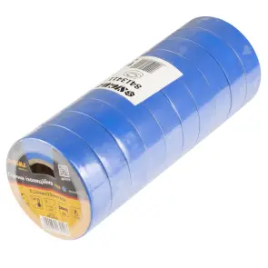 Стрічка ізоляційна ПВХ (синя) 0.13мм×19мм×20м SIGMA (8413411) №1
