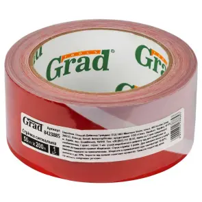 Стрічка сигнальна 50мм×200м GRAD (8423885) №1