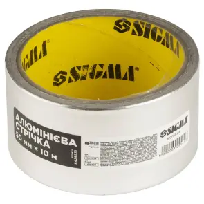 Стрічка алюмінієва 50мм×10м SIGMA (8429531) №1