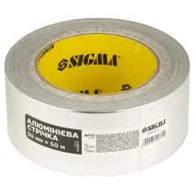 Стрічка алюмінієва 50мм×50м SIGMA (8429611)