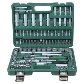 Набір насадок торцевих і біти 1/4", 1/2" 108шт (12 граней) GRAD (6004575) №2