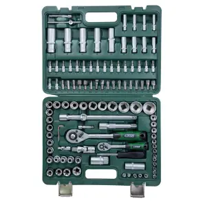 Набір насадок торцевих і біти 1/4", 1/2" 108шт (12 граней) GRAD (6004575) №3